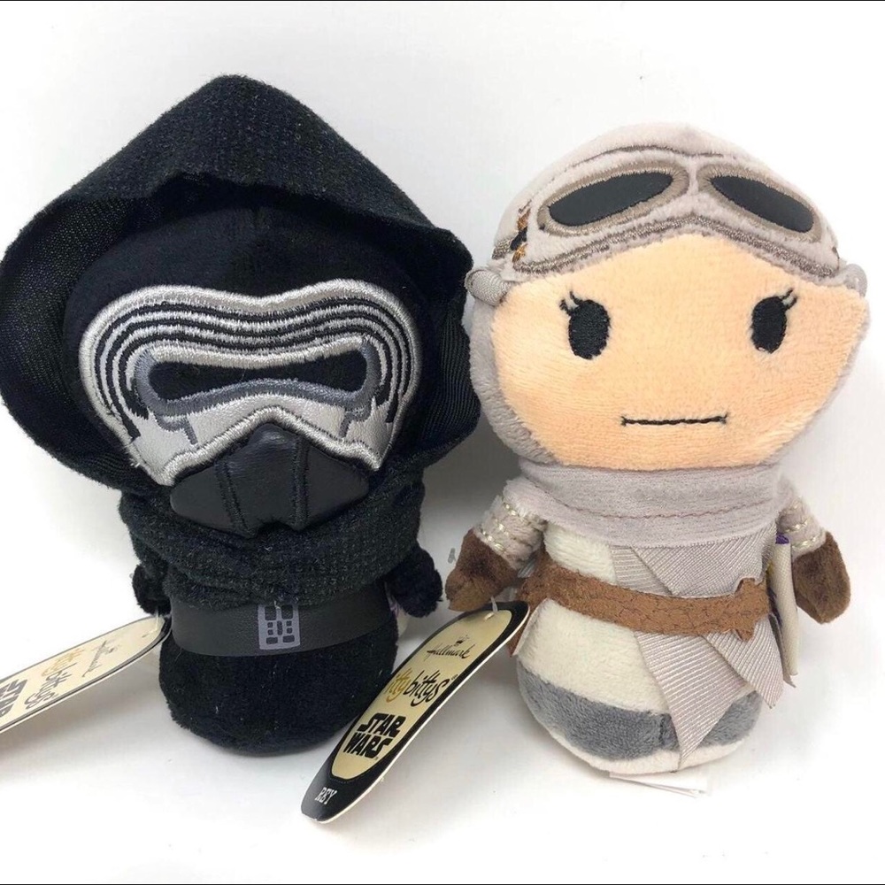 Set of 2 Hallmark itty bittys Star Wars Mini Plush Toy